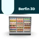 CC Berfin Remote Display Freezer 3 Door White 2445x925x2030