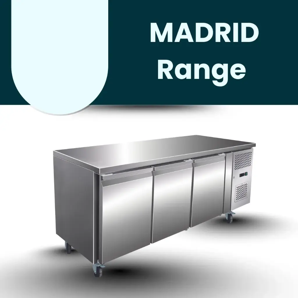 Coldco Madrid 3dr plug in catering fridge 