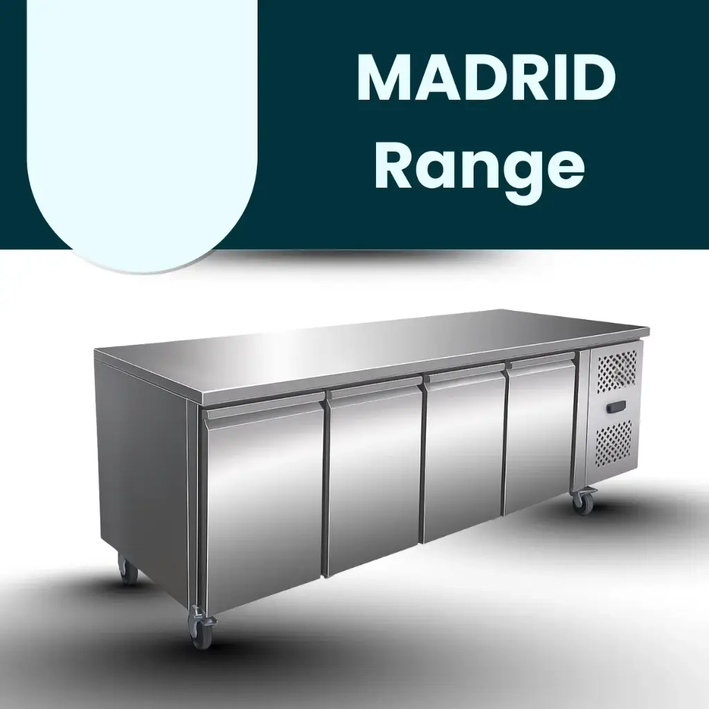 Coldco Madrid 4dr plug in catering fridge