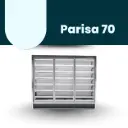 ColdCo Parisa 70 Hinged Door Cabinet 3750W   Graphite Grey 2050H