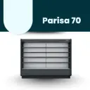 ColdCo Parisa 70 Open Deck Cabinet 3750W Graphite Grey 2050H