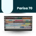 ColdCo Parisa 70 Open Deck Cabinet 3750W Graphite Grey 220H