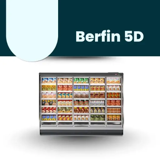 [CCBERFIN5DW] CC Berfin Remote Display Freezer 5 Door White 4005x925x2030