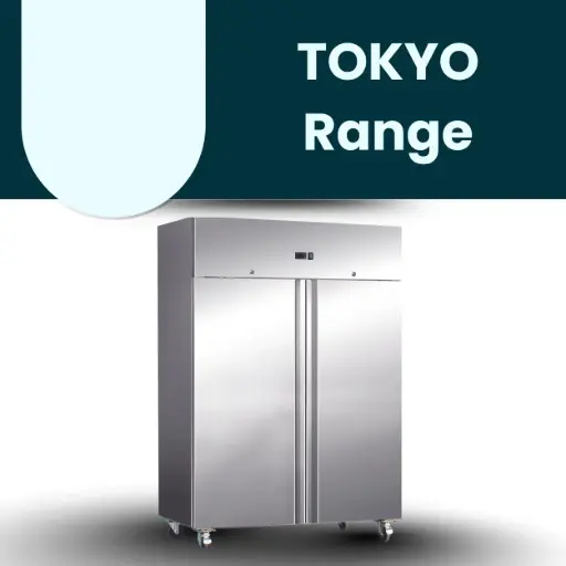 [CCTOKYO1482D] Coldco Tokyo 2dr plug in catering fridge 1480x830x2010 1476.3L -2/+8 230V