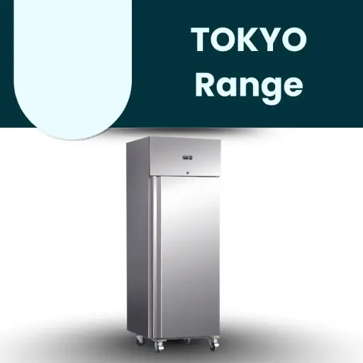 [CCTOKYO681D] Coldco Tokyo 1dr plug in catering fridge 680x845x2000 537L -2/+8 230V